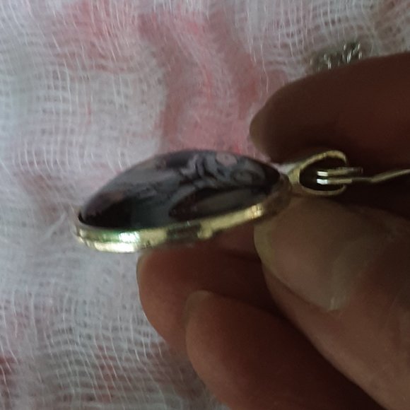 Sally Nightmare Before Christmas Cabochon Key Ring With Necklace Chain Halloween - Picture 4 of 5